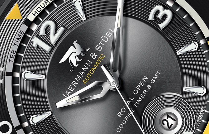 Royal Open Course Timer & GMT RC3 Closeup